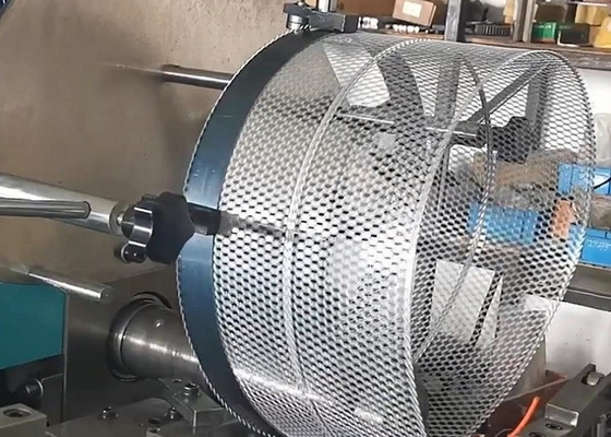 80–450mm PLJY109-500 آلة صنع فلتر الهواء HDAF لفائف لولبية شبكية متوسعة