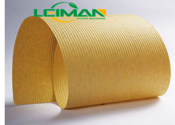 Truck/Car Wood Pulp Air Filter Paper Rolls Corrugated shape