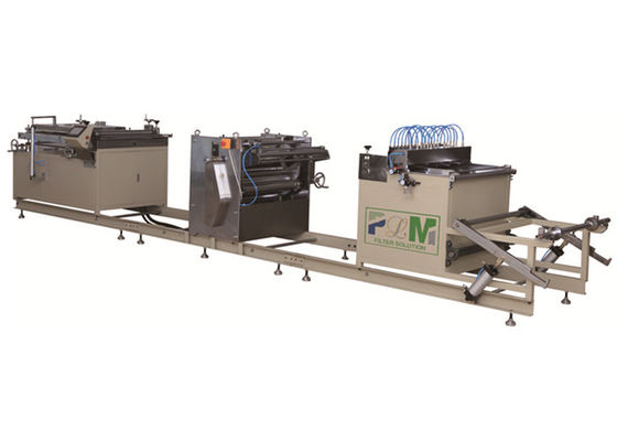 آلة تصنيع فلتر الزيت الأوتوماتيكية الكاملة ، خط إنتاج اللف الورقي الدوار